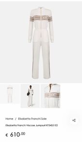Elisabetta Franchi jumpsuit Brand New