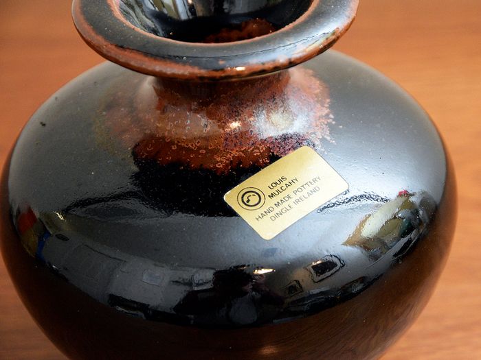 Louis Mulcahy Vase with original label