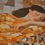 Klimt inspired canvas on frame. 100 x 50cm Image 3