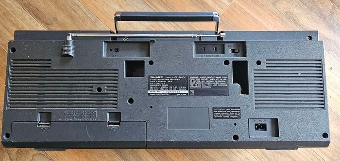 Vintage Sharp Cassette Boombox
