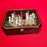 Collection of Souvenir Thimbles  Travel Memorabilia in Display Box Image 2