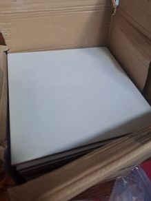 White gloss tiles 20x20cm - 26 tiles, spacers & tool