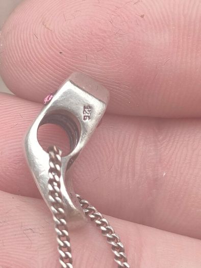 Vintage 925 silver pendant set