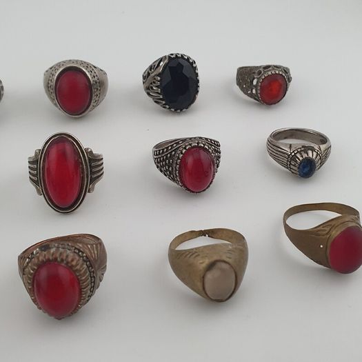 Traditional Brass Old World Treasure Rings 15  Jewellery Pieces