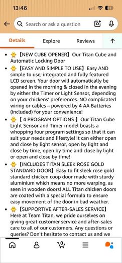 Titan Chicken Coup Door and Cube Timer