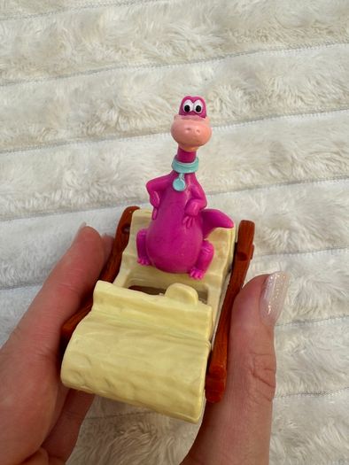 Burger King The Flintstones Rollers 1993 Pt 4 Dino Part is Missing Approx. 8 cm. Used Please see photos