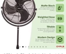Can post 18"industrial stand fan