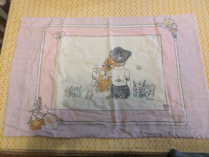 Vintage pillowcase