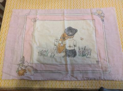 Vintage pillowcase