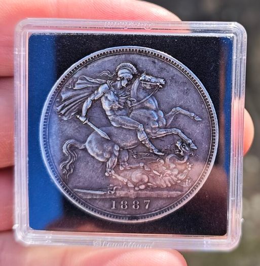 Victoria crown 1887 high grade coin