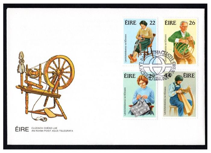 1983 Ireland Irish Handcraft Stamps P&T First Day Cover (FDC)