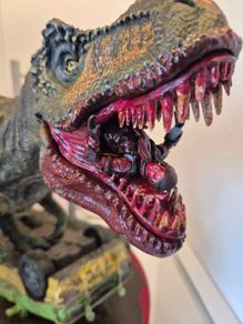 jurassic park diorama custom statue 3d printed and custom painted