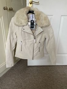 Guess Ladies Faux Fur Jacket