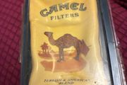 Vintage Camel  Crinkled Ceramic Ashtray