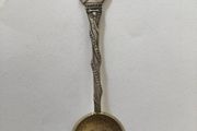 Antique South African Silver Coin Souvenir Spoon