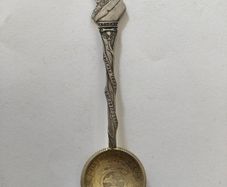 Antique South African Silver Coin Souvenir Spoon
