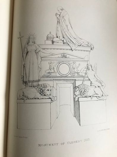 Antique Book 'Canova's Works'