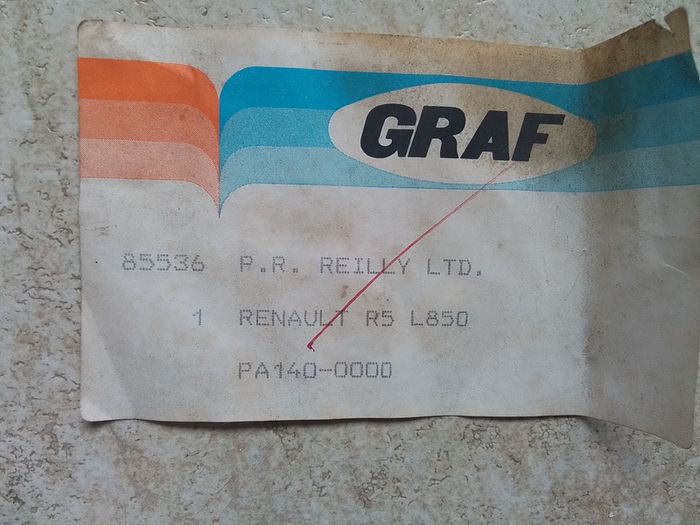 Renault 5 Water Pump.
