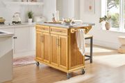 Kitchen Island with expandable work surface