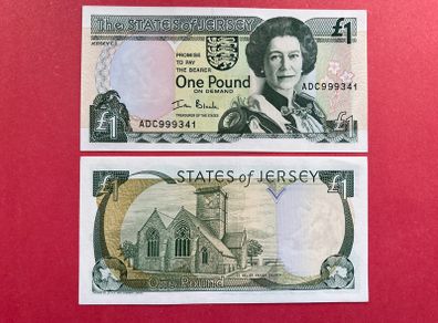 Jersey  1  Pound  2000  Pick  26b.  ( Uncirculated )