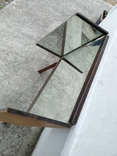 teak mirror, meredew furniture 60s