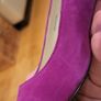 M&S Purple Suede Kitten Heel Court Shoes Size 3 UK 35.5 EU Image 8
