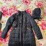Padded Puffer Hooded Mid Length Coat, size 8 Image 5