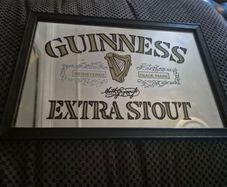 Guinness vintage mirror