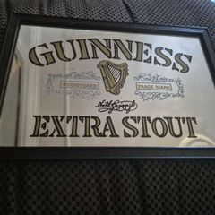 Guinness vintage mirror