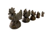 Antique 19th century Burmese bronze opium weights