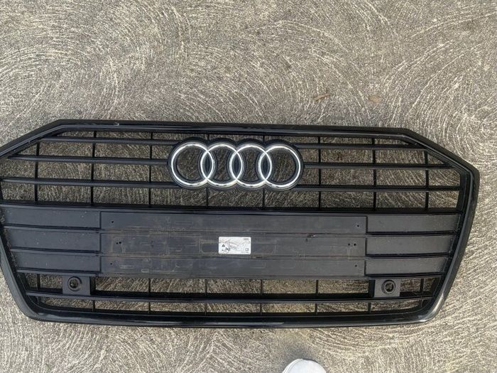 Audi A6 2020 C8 bonnet and black edition grille