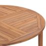 Garden Table 120 x 76 cm Solid Teak Wood Image 3