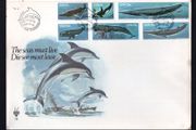 1980 South West Africa Whales Commemorative Stamps First Day Cover (FDC)