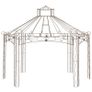 Garden Pavilion Antique Brown 558x350x408 cm Iron Image 4
