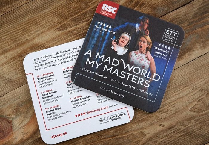 Personalised High Quality Printed Beer Mats
