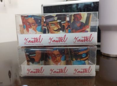 Graham Knuttel shot glasses x 6