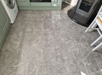 Aqualine Slate 8mm Tile-Effect Laminate - 2.7m2 Box