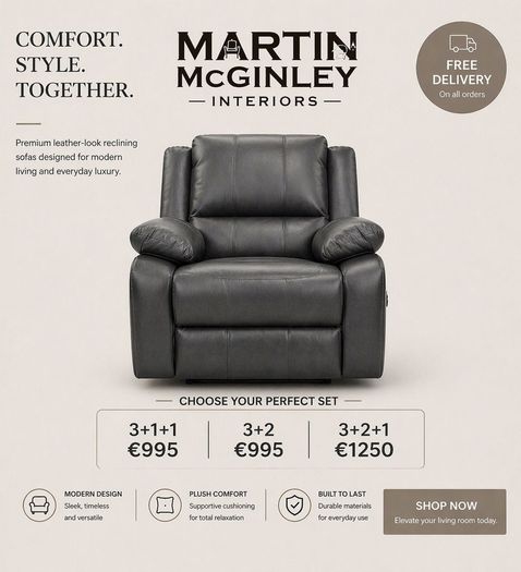 New Full Leather Larson Sofa Sets