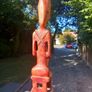 Tribal art, fertility female figure. D18 Vintage Image 4