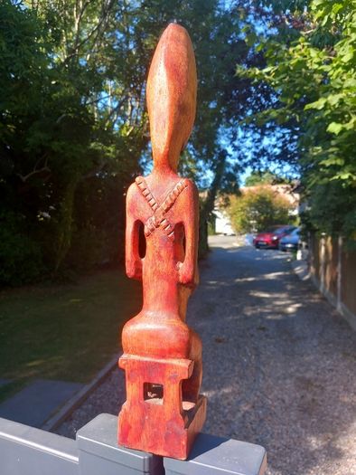 Tribal art, fertility female figure. D18 Vintage