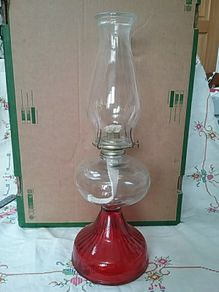 Ruby Red Oil Lamp