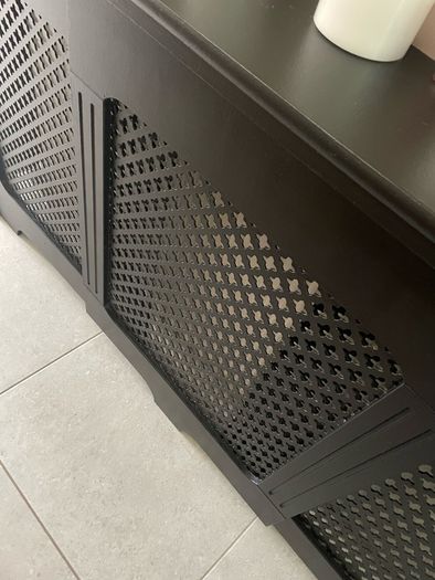 Extendable Radiator Cover Black