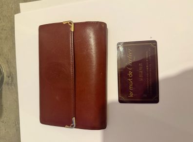 Cartier Burgundy Wallet