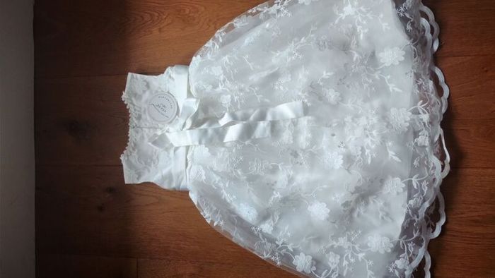 Baby Girl Christening Dress and Hat 6-months