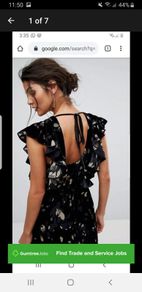 Whistles Printed Devore Maxi Dress, Black/Multi