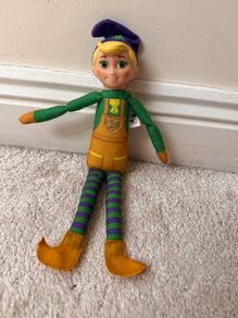 Elf Mates Elf On A Shelf Toymaker Christmas Holiday Gift Decoration Green approx. 25 cm. Used Please see photos