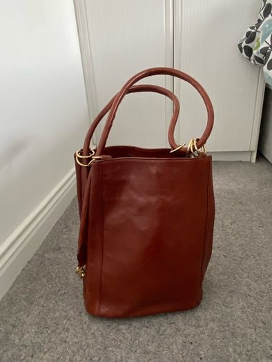 Genuine leather vintage bag.