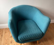 Tub chair green