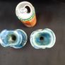 O Riain (John Ryan Cramics) handcrafted short candlesticks Image 3