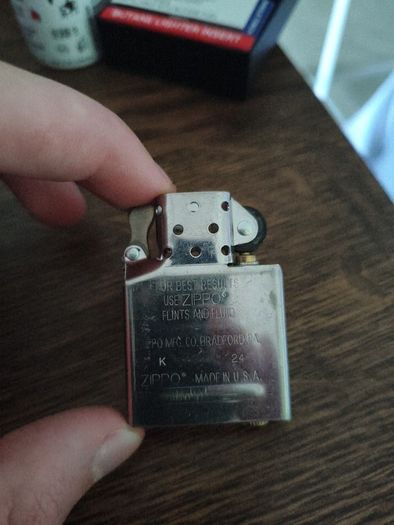 Brand new Zippo gasoline insert